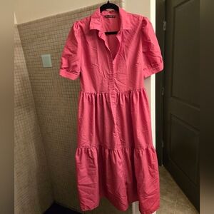 Gorgeous Pink Tiered Dress